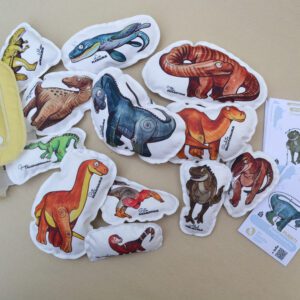 "set de animalitos argentinos para jugar juguetes didácticos de tela sustentables - juegos para la familia - animales argentinos - juguetes para el agua - tarjetas educativas - juguetes blandos primera infancia - dinosaurios"